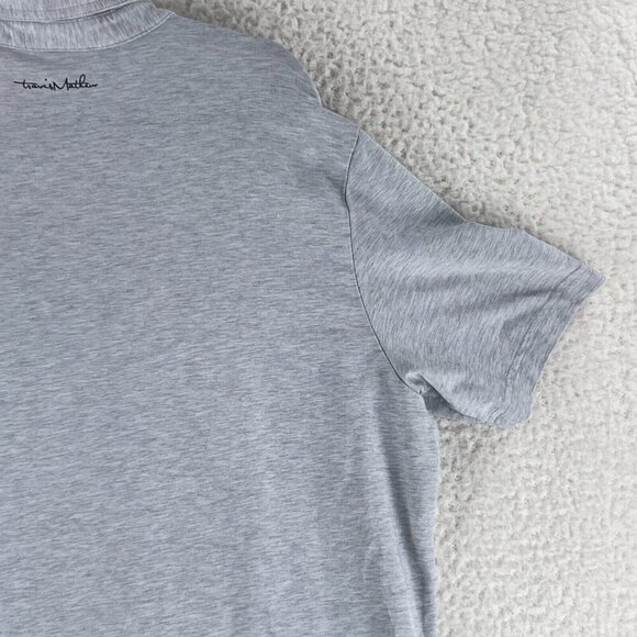 Travis Mathew Gray Brankroll Polo Shirt Mens Short Sleeve Collared Golf Size XXL - Picture 14 of 15